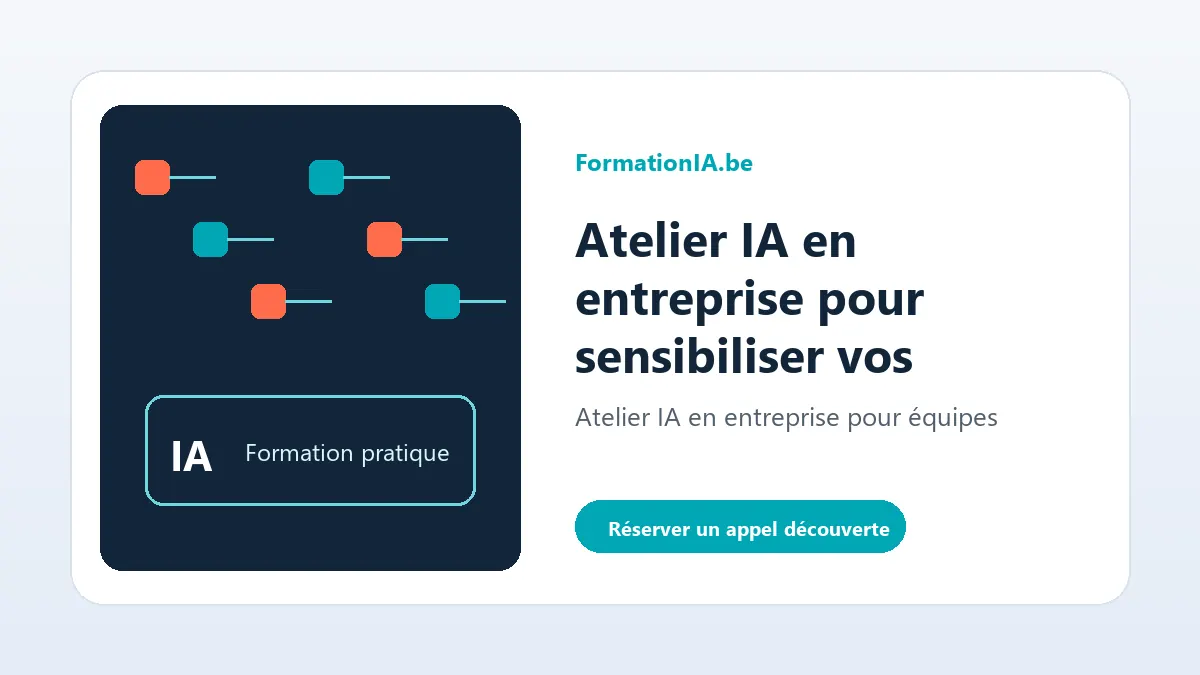 Atelier IA en entreprise pour équipes