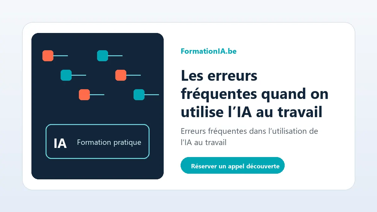 Erreurs fréquentes dans l’utilisation de l’IA au travail