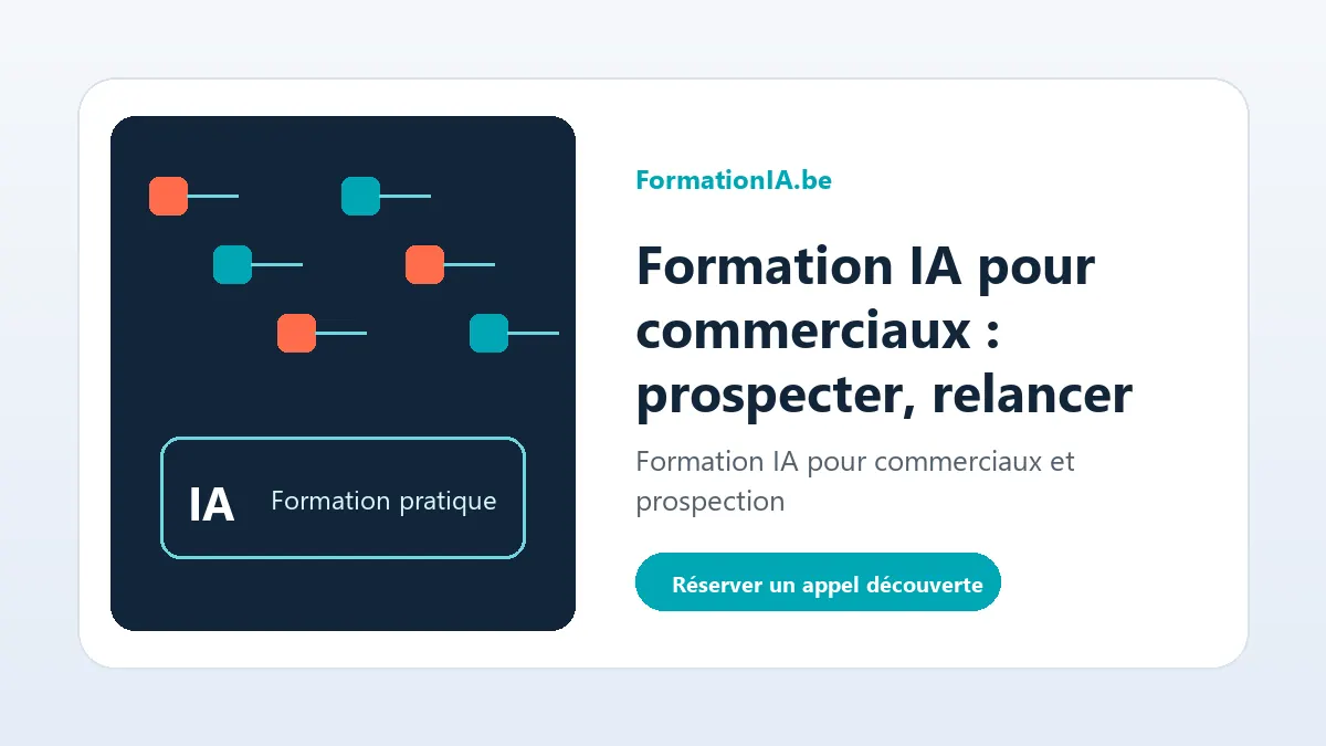 Formation IA pour commerciaux et prospection